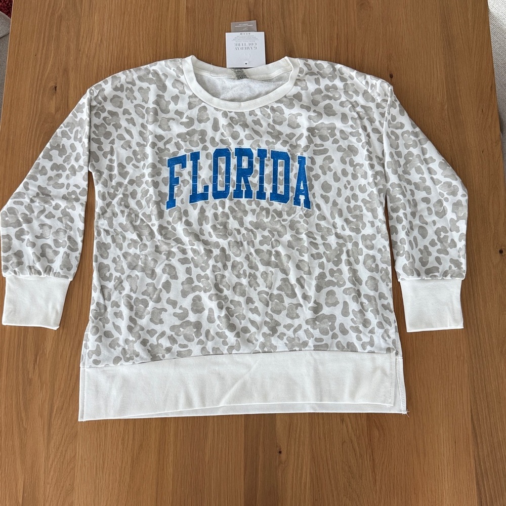 Florida sweater leopard print size M Gameday Couture